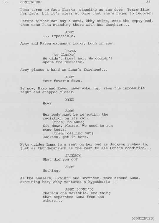 Hey, Wonkru! Here’s the latest From Script to Screen to make the hiatus a little easier. “The Four Horsemen” was written by Heidi Cole McAdams. Enjoy!