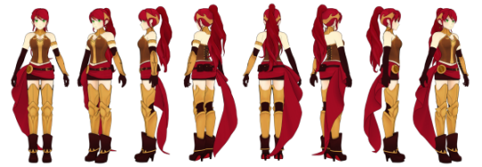 Reference images first! It’s always really important to constantly look at your character while you are considering a build. Luckily so many other people have made pyrrha that there is A LOT of information already online. which is awesome! For me,