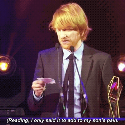 domhnallsonofglee:Domhnall Gleeson at the 2015 BIFAs accepting awards for his father (Best Supportin
