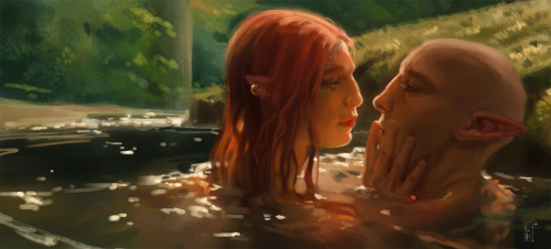 A screencap study that turned into a Solavellan sketch because I miss them so, so much. 
