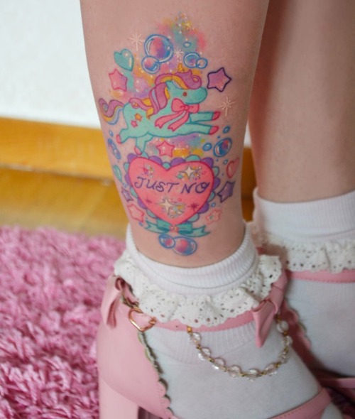mintyfrills:My newest tattoo is all healed now! ~
