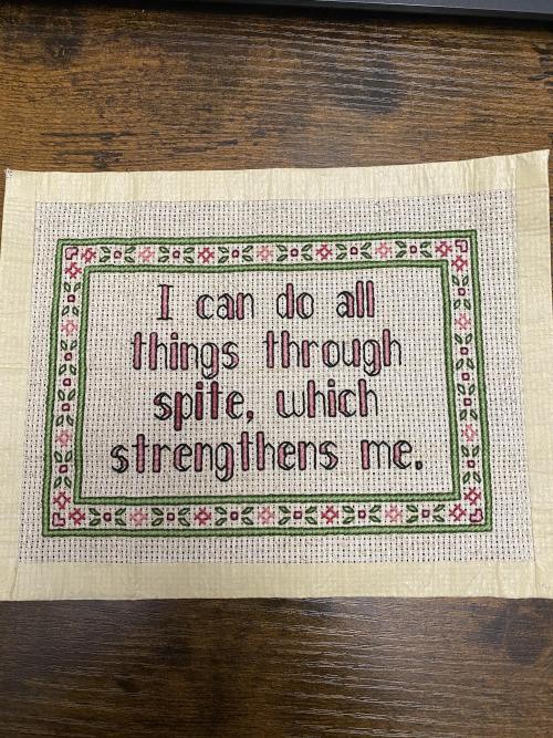 My Life Motto Pattern By DirtyCussStitch On Etsy. By Laurens825