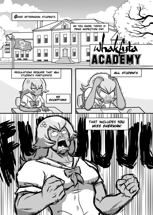 lightninglarz57:  Wackfuta Academy futa comic Part 1 Please let me join this school i would love to be with them