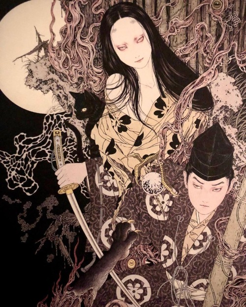 “Black Cat in the Bamboo Grove” by Takato Yamamoto is printed in his new book JAPONESTHE