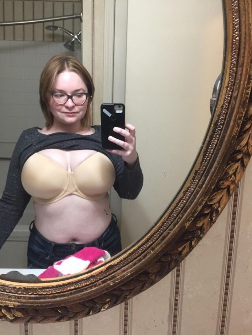 36G! Butter face… but damn those titties are nice.