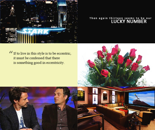 Favorite Fics // Lucky Thirteen by agentsimmons (Fandom: MCU/Marvel, Main Pairing: Tony Stark/Bruce 