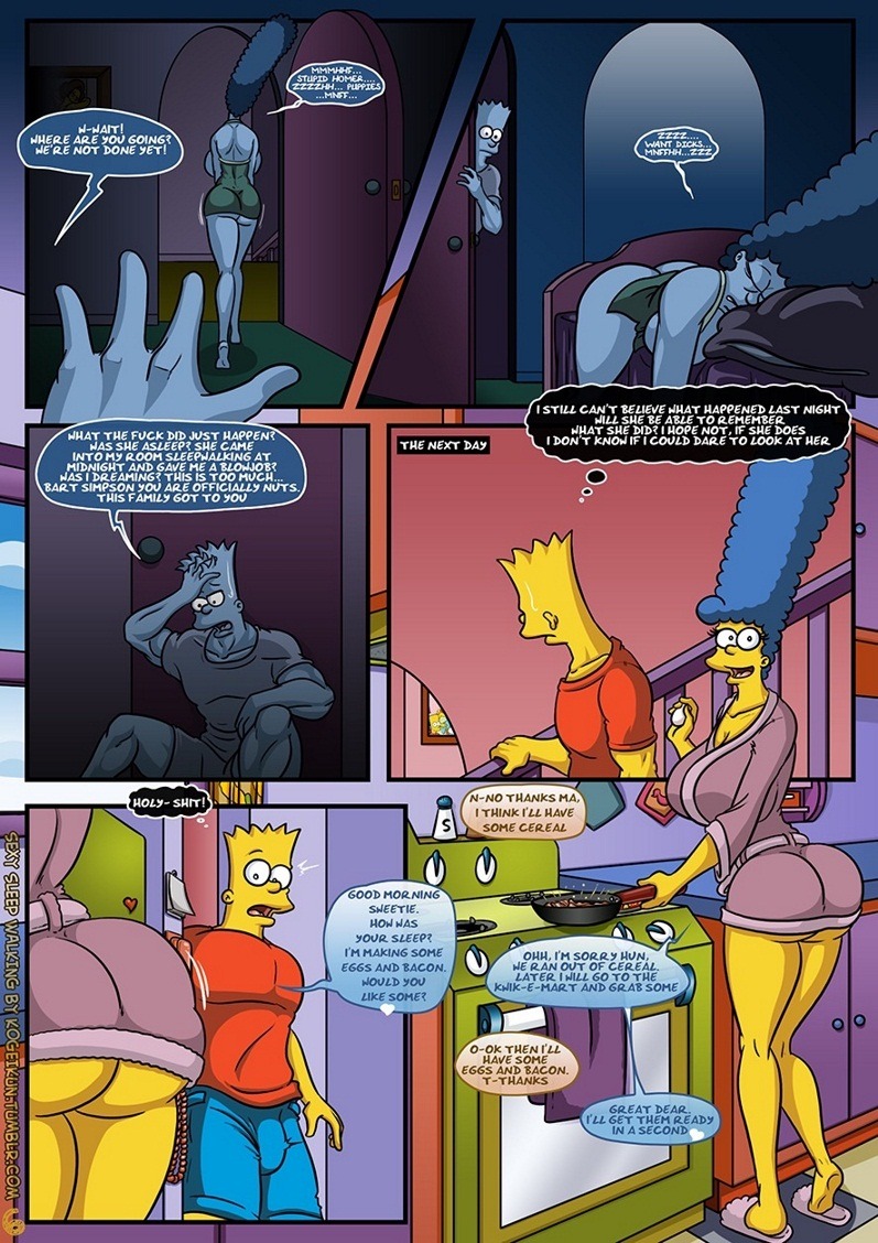 adultcomics34:  Simpson’s Sexy Sleep Walking