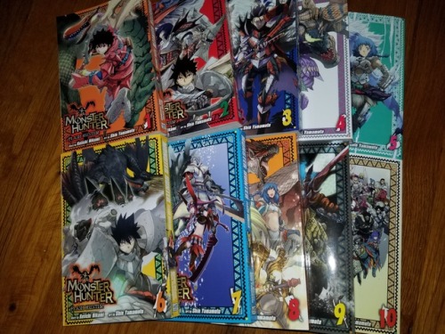 My wife just bought me the Final Volume of Monster Hunter Flash Hunter. Love to have the entire coll