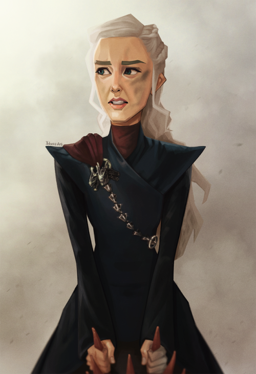 in honour of game of thrones ending, here is an angry/sad looking daenerys from season 8!! say what 