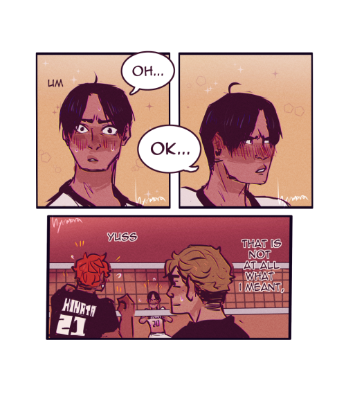 thefatedmeeting: are they.. you know…….. this is how haikyuu final game should end and