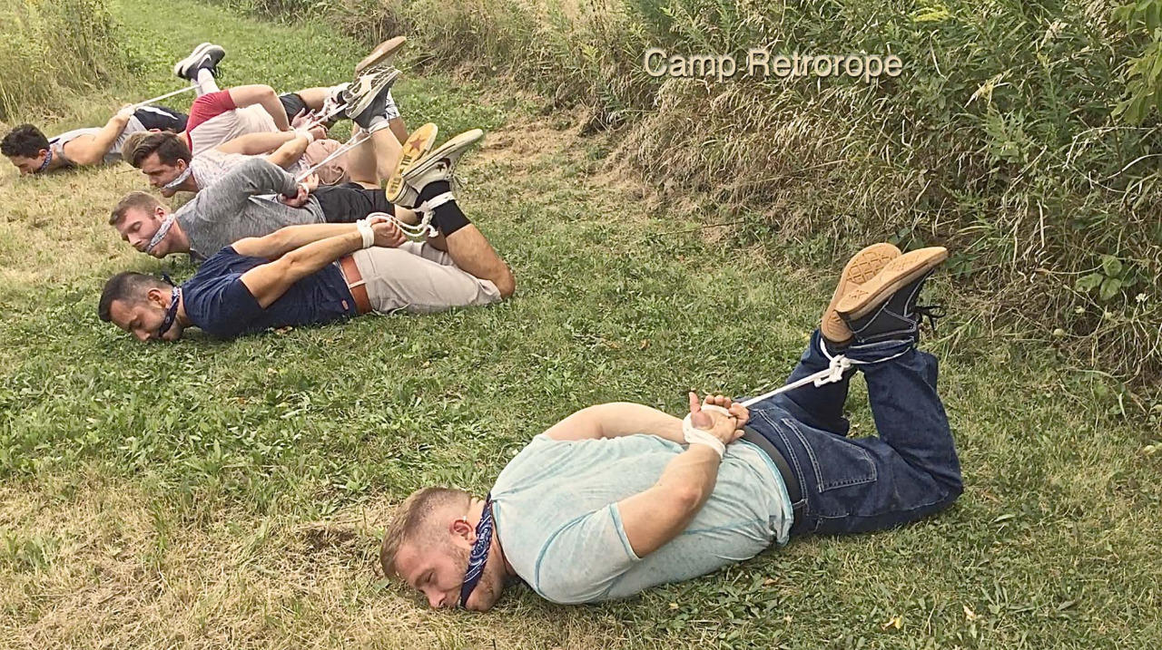 Guys in Bondage and Male Feet