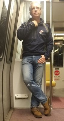 maturedadsandmen: dilferotica: DILF of the Day - April 10, 2018 The minute you laid eyes on him on the Metro, you knew the two of you were meant to be.  He was everything you wanted:  tall, fit, manly, into sports, just a slight bit of a cushion in