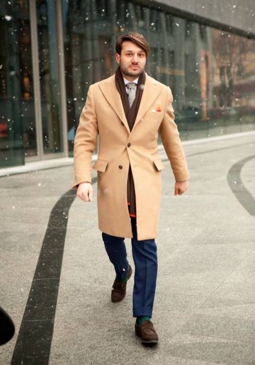 Winter is coming @ Zaremba BespokeCashmere bespoke overcoat.