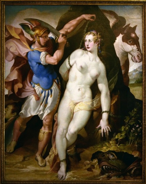 Perseus Frees Andromeda, Bartolomeo Passerotti, between 1572 and 1575