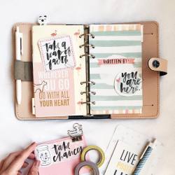 j-christabel:  The project life card blend so well with almost any kind of colour tone or maybe its just me   watercolor ( way to go Becky higgins!!) completely off caption but thinking of getting traveler’s notebook ….#madewithmichaels   like