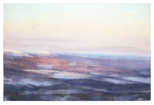 Utsikt från Stöten, akvarell, 29x19 cm…View from Stöten, watercolour, 29x19 cm