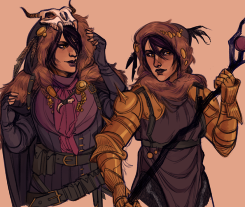 ruushes:been missing da, so heres a bunch of concept art morrigans from the dai artbook… one of my m