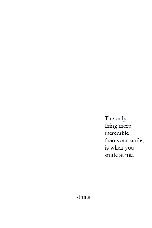 It's the way I am.