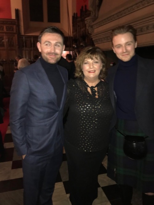 @FionaHyslop Great Edinburgh Castle reception for cast and crew of Mary Queen of Scots film - here w