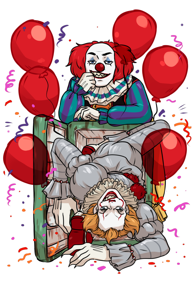 PENNYWISE the Dancing Clown from 'IT' Speedpaint