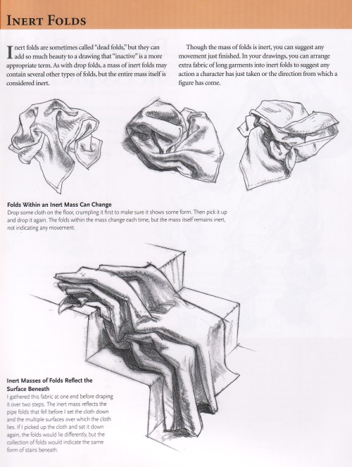 artprogression: poshuanotes: How to draw folds Notes on how to draw folds back when I was teaching m