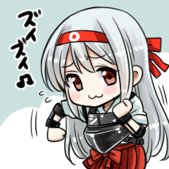 daia51:  艦これスタンプ、瑞鶴と翔鶴、描いてみました～。 ₍₍
