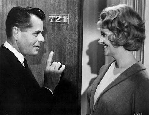 loveless422: Glenn Ford and Geraldine Page in Dear Heart (1964), directed by Delbert Mann.