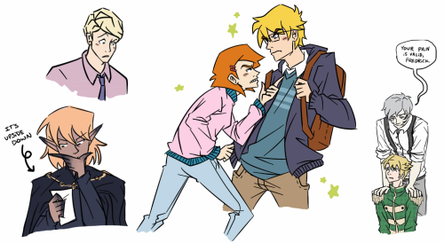 doodled some of my fave blonde boys from Webtoon