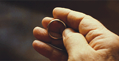 thorihns:  middle earth meme | {1/6} objects ➻ The One Ring  It is a strange fate that we should suffer so much fear and doubt, over so small a thing.  