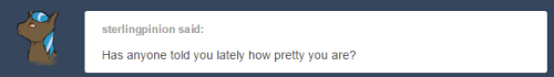 askdivebomb:  ((still can’t take a compliment))  D’aww~ xp