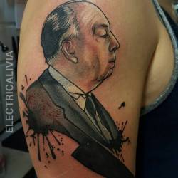 electricalivia:  Alfred Hitchcock portrait