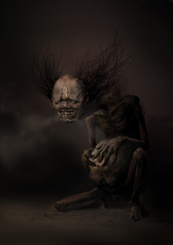 morbidfantasy21:  ghoul – fantasy/horror concept by xiaodi jin  