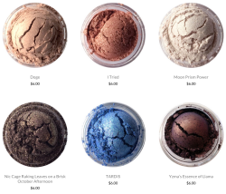 geek-studio:  High Scores Loose Eye Shadow  |  Shiro Cosmetics