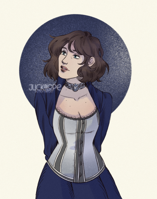 juckalope:we love a steampunk lady…so here she is, elizabeth from bioshock infinite for an art trade