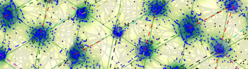 neurosciencestuff:  Reading the neural code for spaceThe cognitive map for spatial navigation is thought to rely on grid  cells. Scientists at LMU and Harvard University have now put forward a  mathematical theory that explains key grid-cell features