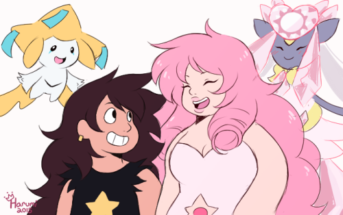 princessharumi:  I found some Poke-Steven doodles I did a long while back that were unfinished so I decided to add color to some and doodle the rest ~   ★ if you like my SU art could you please take a minute to give me 5 stars in a contest? 