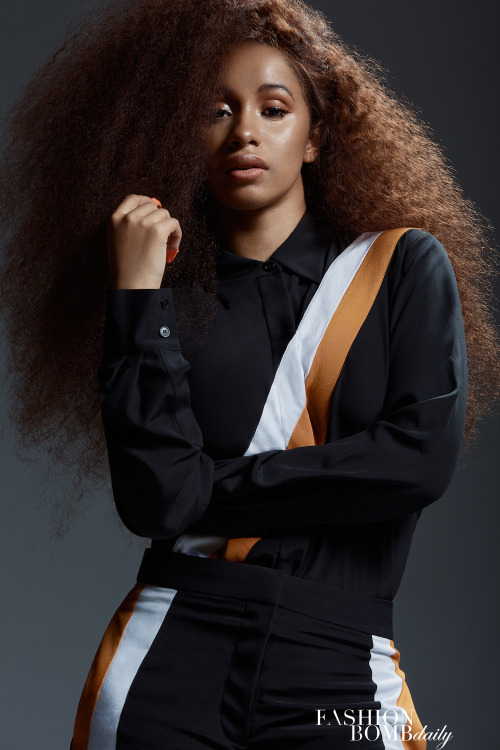 yeezusxvi:  Cardi B for Fashion Bomb Daily.