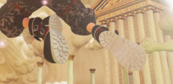 meredithmary:  Sora has tiny Crowns on his shoes, this is new right?
