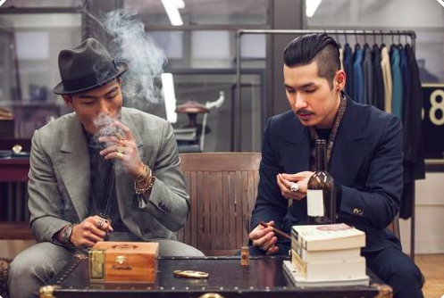 brain-food:   하민 &amp; 케빈 왕 …I ▼ HVRMINN AND KEVIN WANG  I think