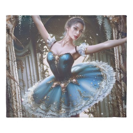 Ballet Dancer Duvet Cover
