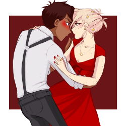 taylertots:  the social party events they attend are oliver’s favorite tbh he gets to see nessa all dressed up AND she becomes strangely affectionate