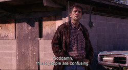 lovedukedennington:  freshmoviequotes:Twin Peaks: Fire Walk with Me (1992)  The late great Harry Dean Stanton 😎🎥🎬