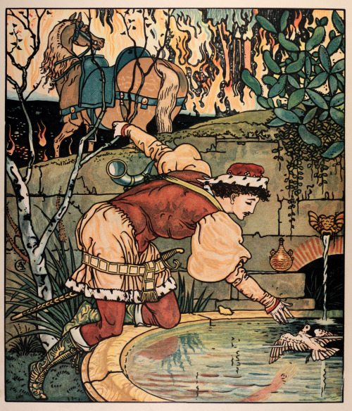 Illustration by Walter Crane from Princess Belle Etoile 1909