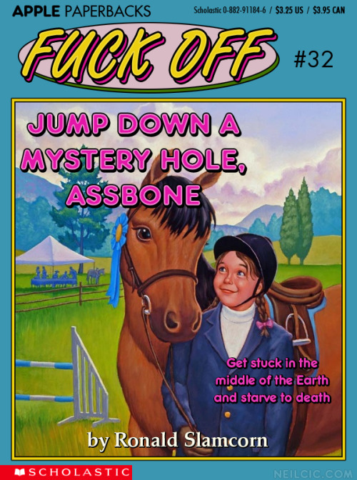 neilcicierega:  Anyone remember this book series? (part two / part three)  Insults that don’t resort to traditional slurs… Yes.