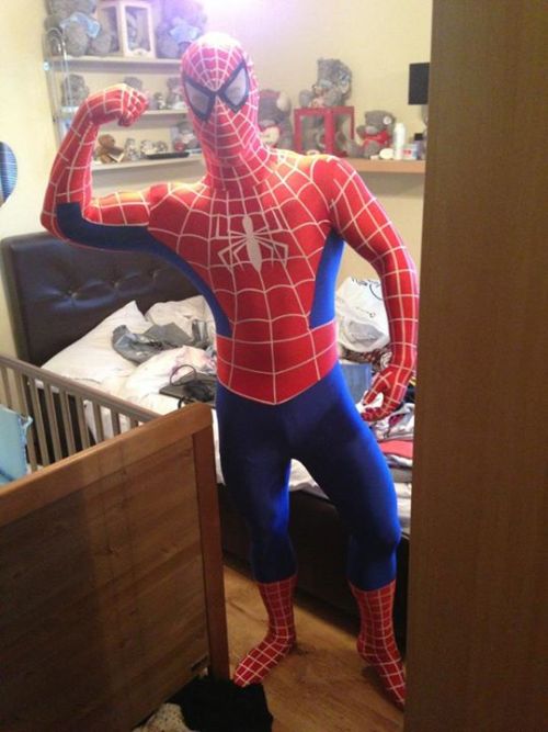 Porn lycladuk:  Wanna be at this HOT Spidey’s photos