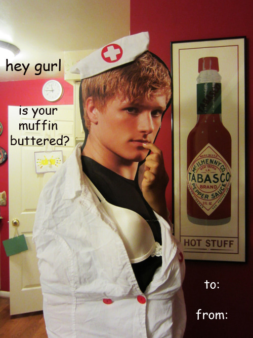 karinanirak:  Cardboard Chronicles: Peeta gets romantic this Valentine’s Day