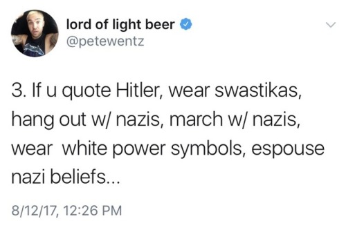 wahwahwaffles: wearenottrumpsamerica: Don’t let them tell you they aren’t nazis. The dud