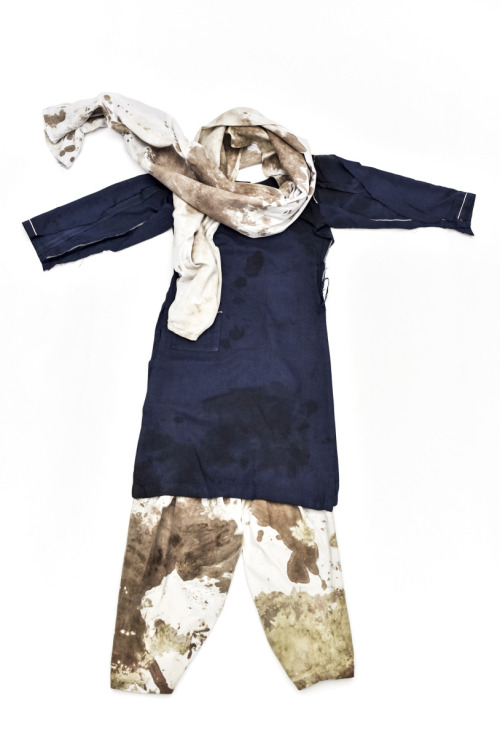 Malala Yousafzai’s blood stained uniform from Taliban shooting