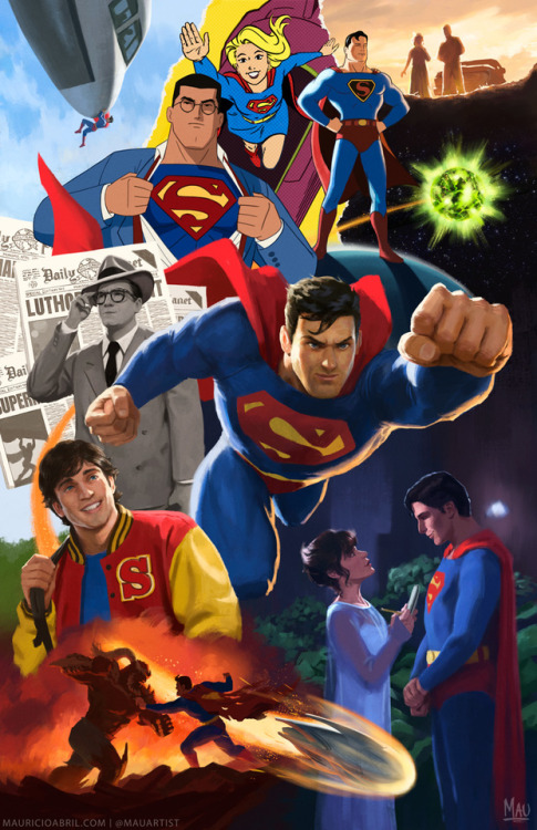 mauricioabril: “Mythologies: Superman” - My tribute to the mythology of the man of steel