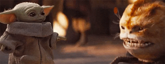 Baby Yoda Doing His Little Toddley Waddle He Get Killed Walk It Off